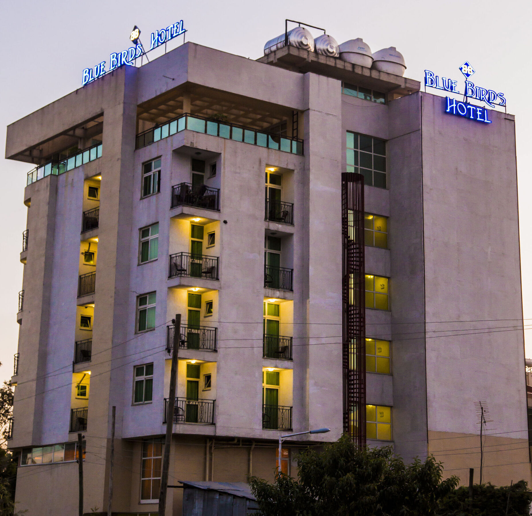 Blue Birds International Hotel Addis Ababa Exterior photo